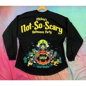 Disney Parks 2024 Mickey's Not So Scary Halloween Party Spirit Jersey Size Large